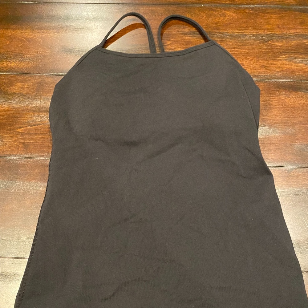 Black Lululemon Tank-Top with Built In Bra